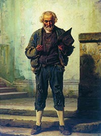 Федор Бронников. Старик-нищий. 1869