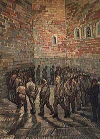 Винсент Ван Гог. Узники на прогулке. 1890