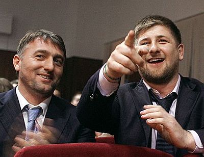 Делимханов (слева) и Кадыров