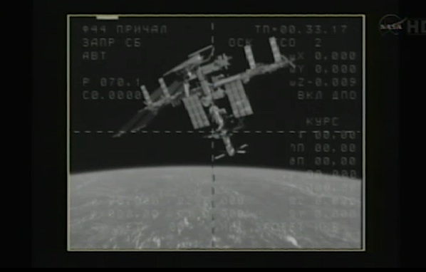 Фото: NASA TV/Роскосмос/Spaceflight Now