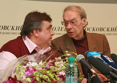 Московская премьера 2008. Вячеслав Шмыров и Алексей Баталов. Фото Наташи Четвериковой