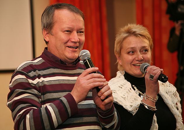 Павел Печенкин и Елена Зорина-Новоселова 