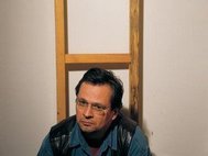 Максим Кантор. Фрагмент фото Льва Мелихова, 2003 г. С сайта Максима Кантора