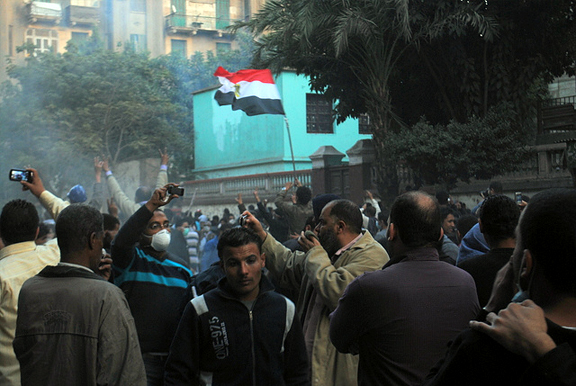 Беспорядки в Египте.