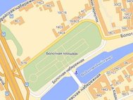 Болотная площадь. Карта maps.yandex.ru