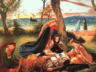 «Смерть короля Артура». Джеймс Арчер (1823–1904)