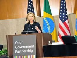 Выступление Хилари Клинтон на первой конференции OGP в 2011 году