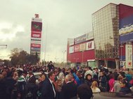 Людей эвакуируют из ТЦ «Золотой Вавилон»