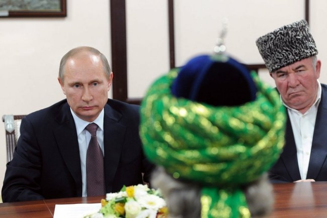 Путин на встрече с муфтиями духовных управлений мусульман России