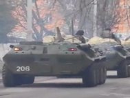 Перемещение украинской военной техники. Из репортажа ТСН