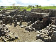 Руины римской бани в Виндоланде