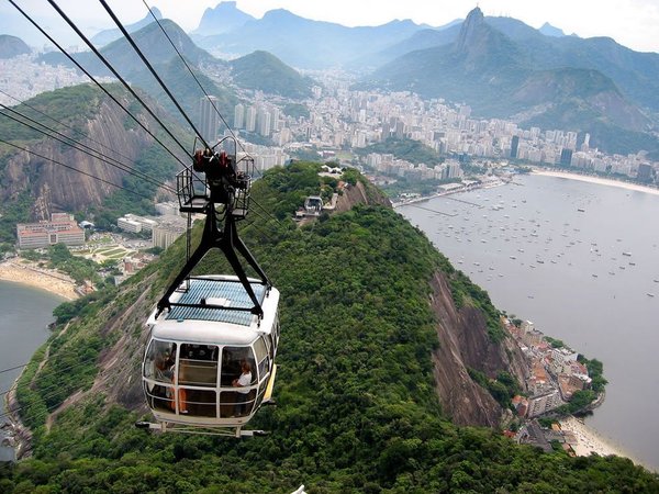 Канатная дорога в Рио-де-Жанейро