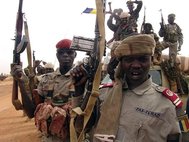 Солдаты армии Республики Чад
