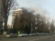 Пожар в казахстанской Национальной Академии искусств