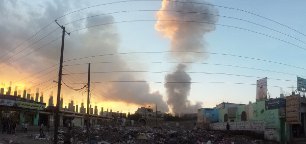 Воздушный налет на Сану, Йемен. 11 мая 2015