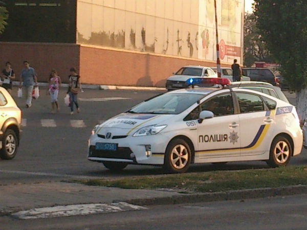 Автомобиль одесской полиции