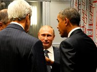 Встреча В.Путина и Б.Обамы