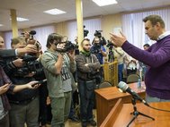 А.Навальный на заседании по делу "Кировлеса". 2016.