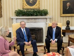 Встреча Дональда Трампа с Беньямином Нетаньягу