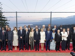 Участники саммита G7 в Таормине