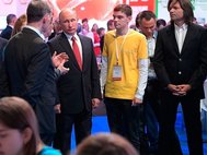 Владимир Путин на "Открытом уроке" 1 сентября