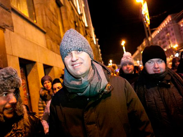 А.Навальный на митинге