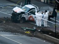 Автомобиль террориста, сбивший людей на Манхэттене