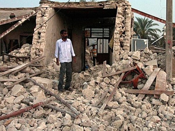 Последствия землетрясения в Иране