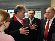 Павел Грудинин и Геннадий Зюганов