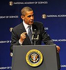 Фото Б. Обама с сайта http://www.flickr.com/photos/nationalacademyofsciences/