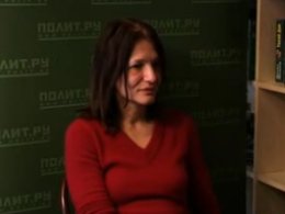Екатерина Капович. Кадр видеозаписи "Полит.ру"