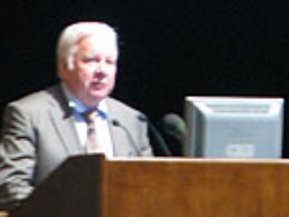 В.Е. Захаров на Общем собрании РАН, 16 декабря 2009 г.