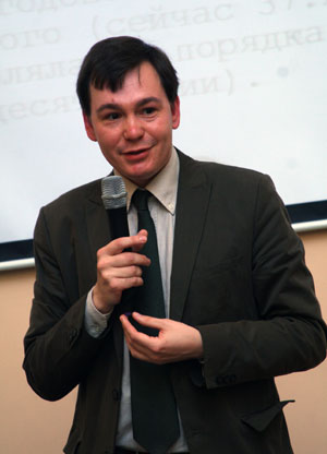 Михаил Соколов. Фото Ольги Зубовой (ЕУСПб)