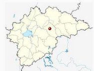 Поселок Боровенка на карте Новгородской области.