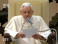 Папа Римский Бенедикт XVI. Кадр: gloria.tv