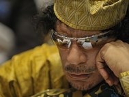 Муамар Каддафи на XII саммите Африканского союза в Аддис-Абебе, 2 февраля 2009 г. Фото: MC2 Jesse Awalt, U.S. Navy, defenseimagery.mil