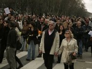Акция протеста в Лиссабоне (март 2011). Кадр: канал пользователя Andre Matos Cardoso на vimeo.com