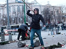 На Манежной площади 11 декабря 2010 г. Фото: Илья Варламов/РИА Новости