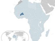 Буркина-Фасо на карте. Википедия, автор Alvaro1984 18