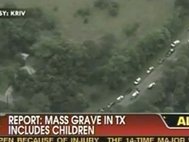 Съемки на месте массового захоронения. Кадр: Fox News