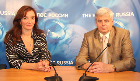Мария Кулаковская и Владимир Соловьев. Фото Голос России