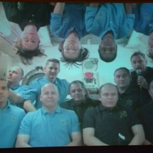 Пресс-конференция экипажей Международной космической станции и корабля Дискавери. Фоторепортаж Алексея Широнина