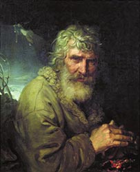 Владимир Боровиковский. Зима в виде старика. 1804