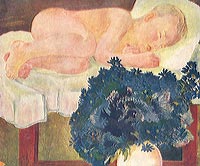 Александр Дейнека. Спящий ребенок. 1932