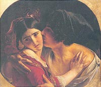 Феор Моллер. Поцелуй. 1840