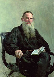 Илья Репин. Портрет Льва Толстого. 1887