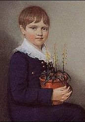 Чарлз Дарвин в возрасте семи лет