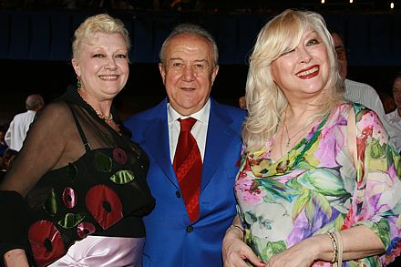 Наталия Дрожжина, Зураб Церетели и Ирина Мирошниченко. фото Наташи Четвериковой
