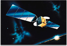 Спутник AMOS-5i. Фото c сайта intersputnik.ru