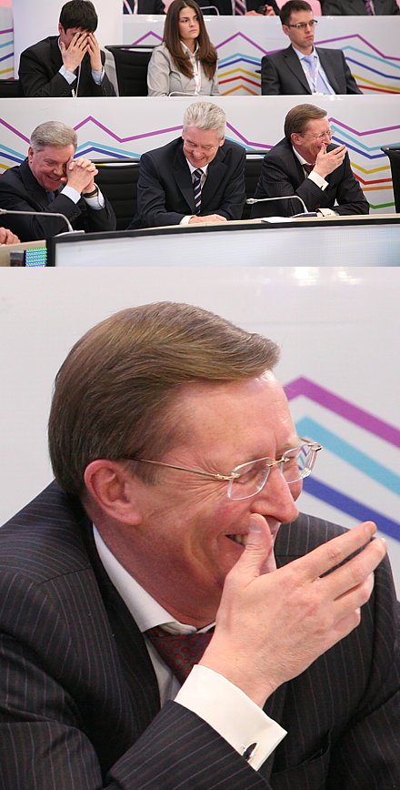 Борис Громов, Сергей Собянин и Сергей Иванов. Фото Наташи Четвериковой